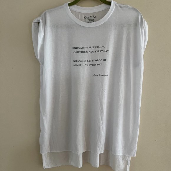 Om & Ah Rolled Sleeve Muscle Tank - Picture 5 of 5